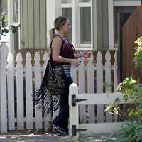 Hilary Duff pregnant star arriving for a yoga class | Picture 67668